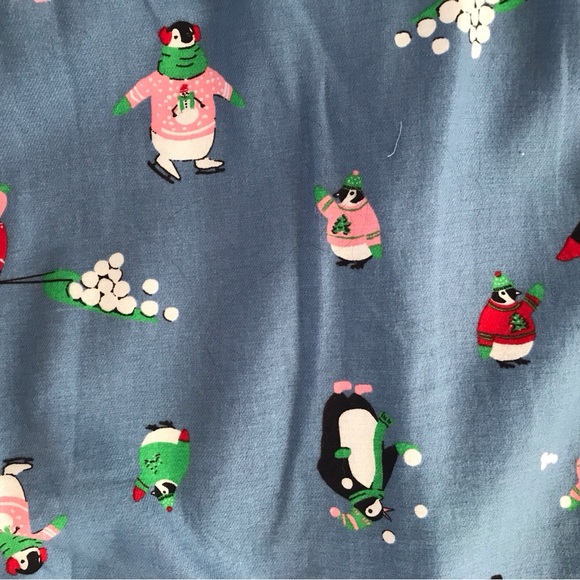 Old Navy Family Christmas Holiday Pajamas Set Navy Santa Print M Top & Pants - Picture 5 of 5